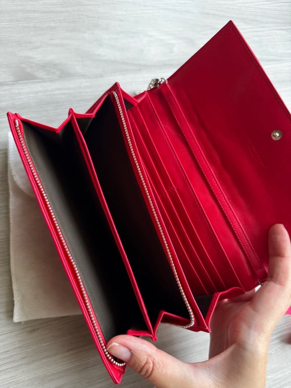 Dior Red Quilted Chain Mini Bag - Picture 4 of 7